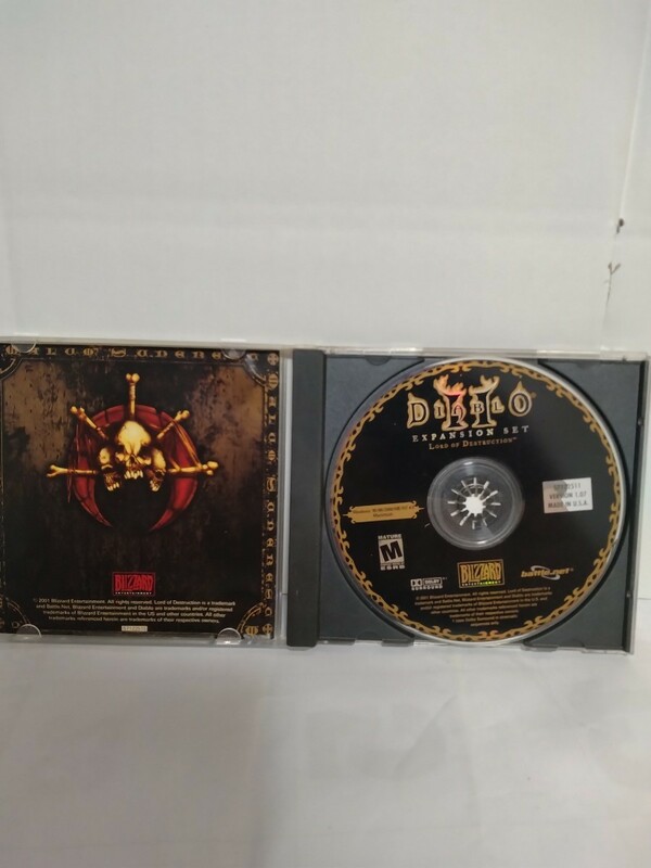 DIABLO Ⅱ　EXPANSION SET LORD OF DESTRUCTION 中古品　CDKEY付属 WINDOWS用　拡張セット　輸入盤