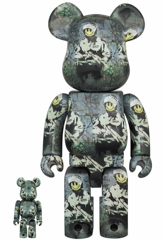 未使用 未開封品 MEDICOM TOY/メディコムトイ BE@RBRICK/ベアブリック Banksy/バンクシー RIOT COP/ライオット コップ 100％＆400％