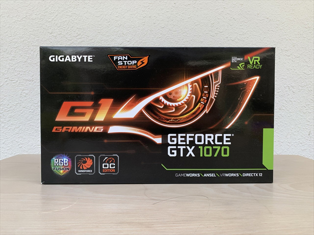 GIGABYTE■NVIDIA GeForce GTX1070 G1 Gaming 8G■元箱あり■②