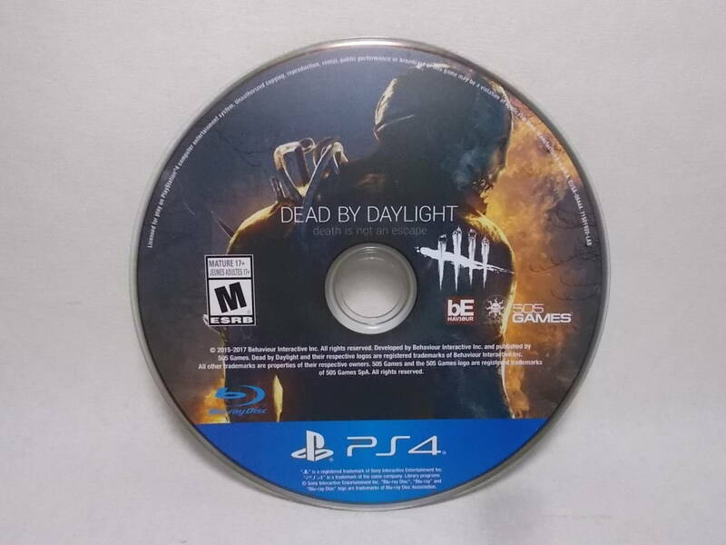 ディスクのみ　PS4　Dead by Daylight　北米版　デッドバイデイライト　中古