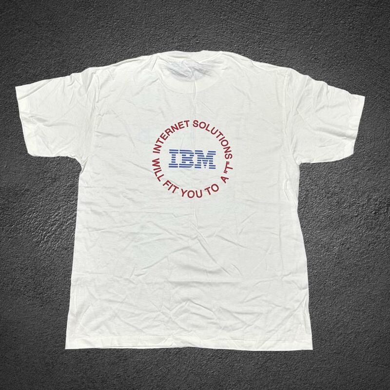 【訳あり品】90s IBM シングルステッチ　ヴィンテージ　Tシャツ