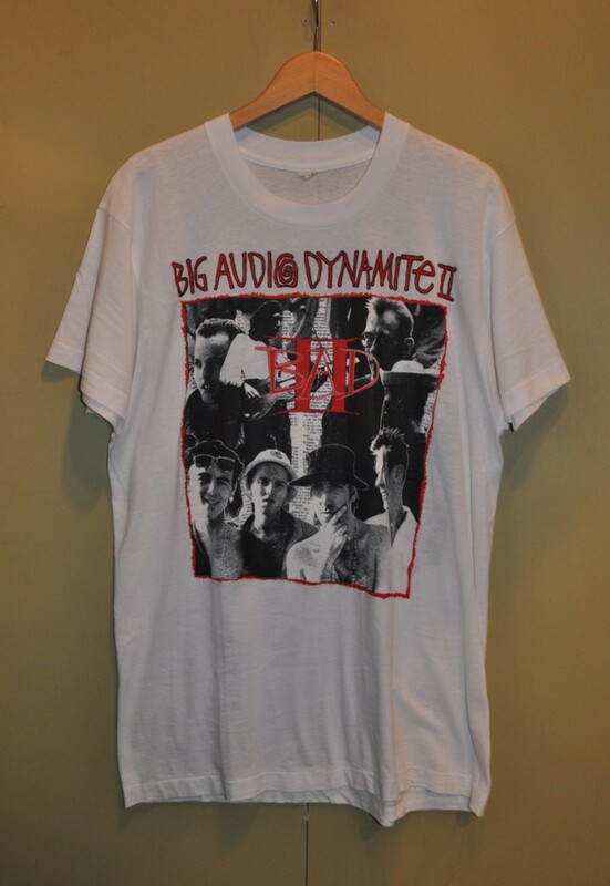 美ユーズド 90年代 BIG AUDIO DYNAMITE Ⅱ / PUBLIC IMAGE LTD TOUR ビッグ オーディオ ダイナマイト 2 PIL ツアー Tシャツ