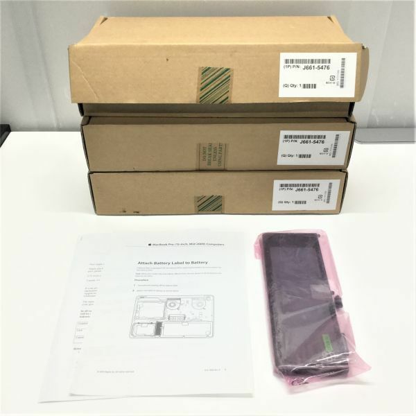 @Y2081 秋葉原万世商会 ジャンク品 ３台まとめて Apple バッテリ MacBook Pro (15inch Mid 2009) 用 A1321