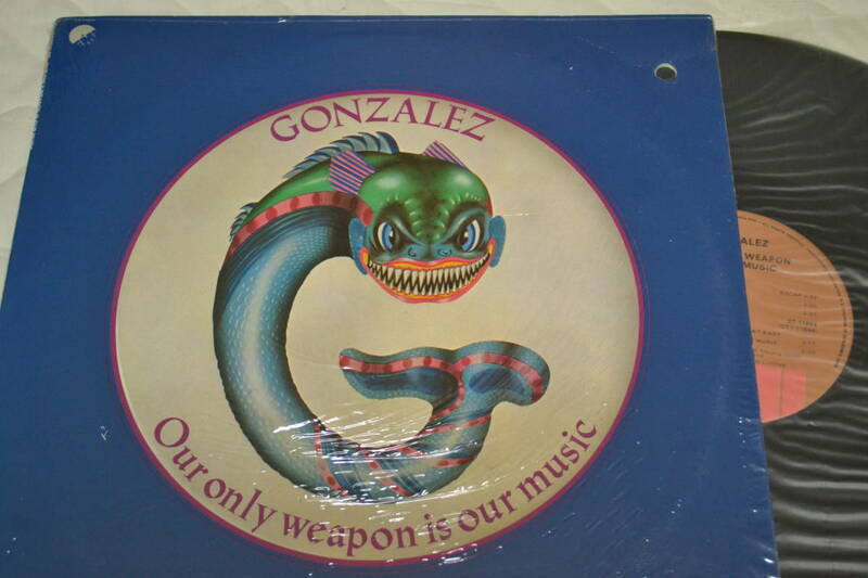 12(LP) GONZALEZ Our only Weapon is our Music USオリジナル　シュリンク付き　概ね美品右上パンチホール　1977年