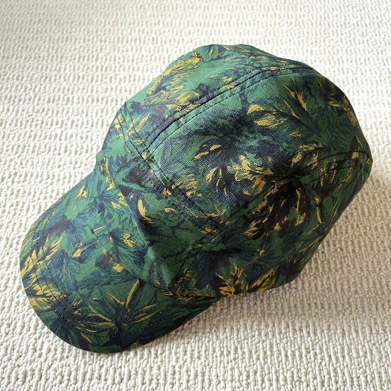 NANO-UNIVERSE KNOX HATTER NEW YORK Camouflage Jet cap ナノユニバース ノックス 迷彩パターン ジェットキャップ 植物 老舗帽子ブランド