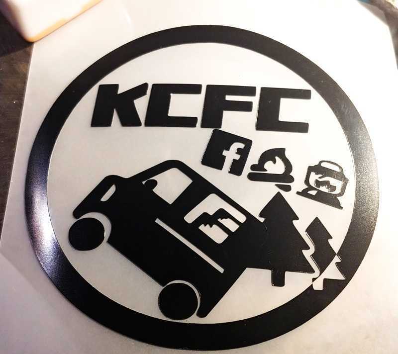 KCFC 軽キャンピングカーファンクラブ　カッティングステッカー
