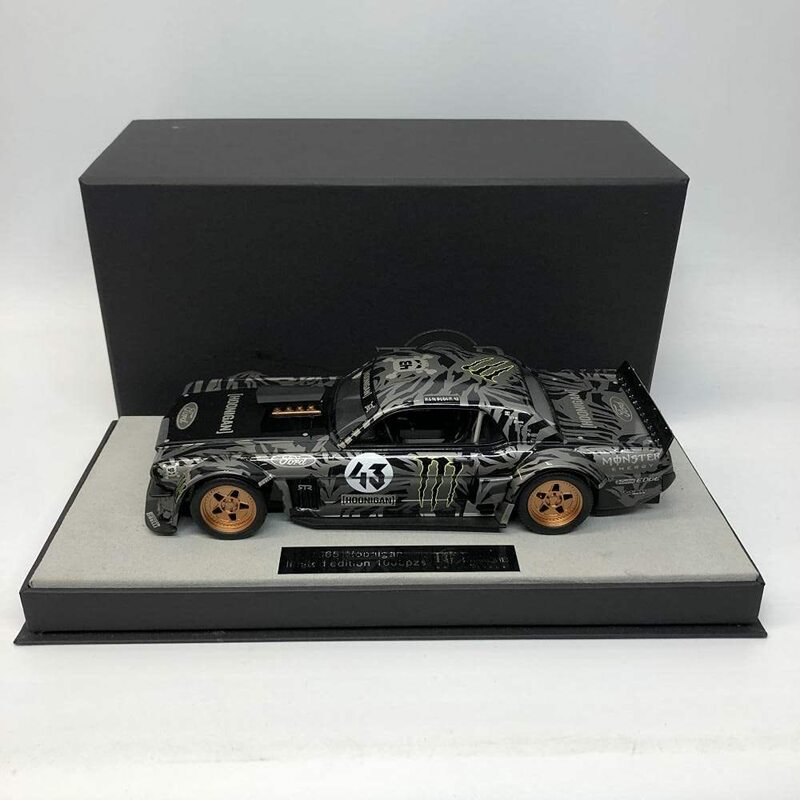 超希少絶版世界限定pcs. 初回限定版カラー　新品1/18 1965 フォードマスタング #43 K.ブロック Hoonigan ケンブロック フーニガン