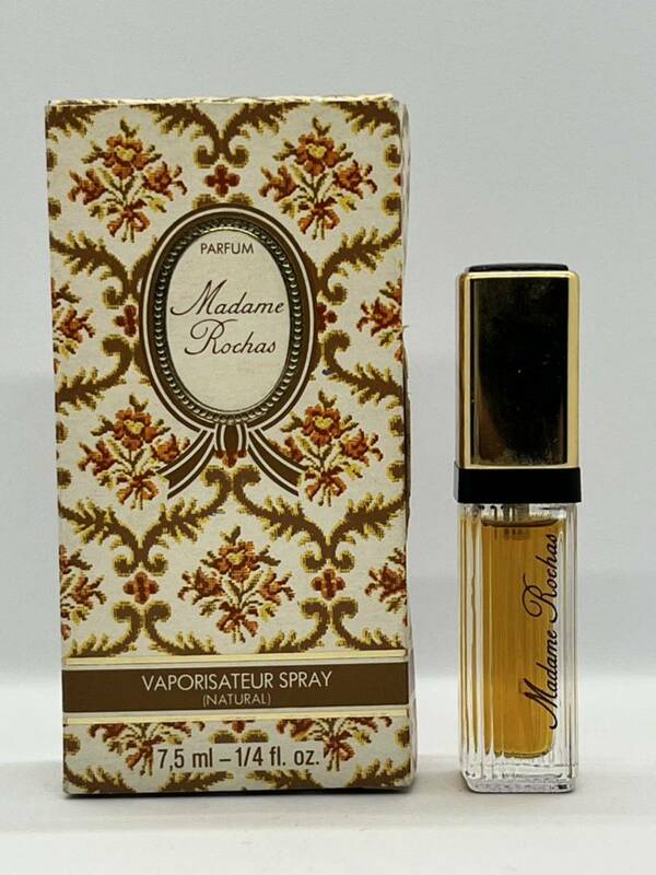 Madame Rochas マダム ロシャス VAPORISATEUR SPRAY (NATURAL) PARFUM 香水 7.5ml ほぼ満量