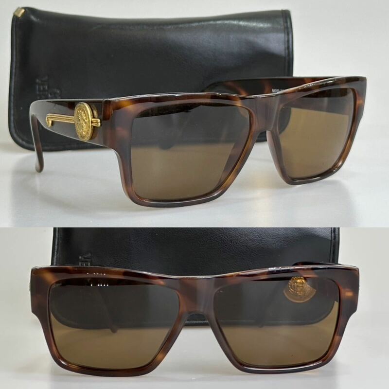 90s Vintage GIANNI VERSACE ジャンニ ヴェルサーチ MOD.372/DM COL.900ブラウン メデューサ vintage サングラス 廃番品