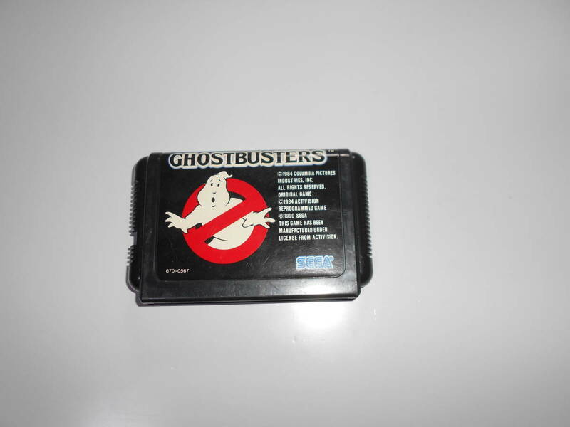 清掃動作品、起動確認 GHOSTBUSTERS ゴーストバスターズ MD メガドライブ セガ Sega Megadrive メガドラ.