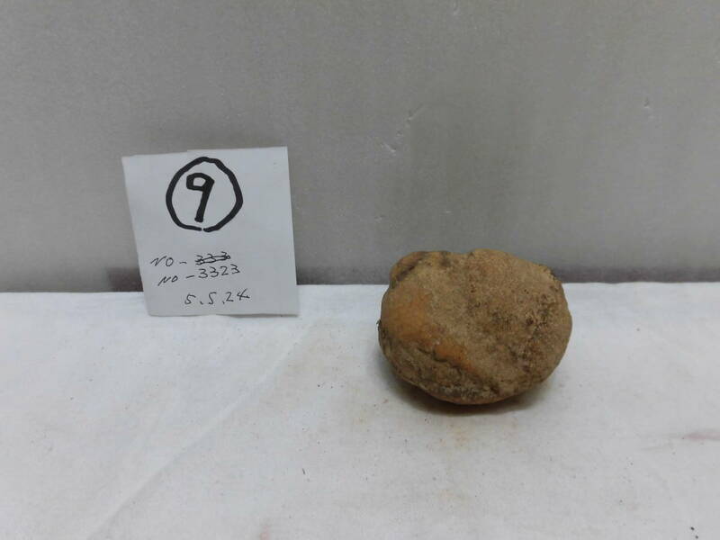 天然石＝鈴石（振ると～鳴ります。天然記念物）北海道、名寄産