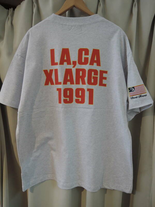 X-LARGE XLARGE エクストララージ LOCAL LOGO S/S TEE アッシュ XLサイズ 人気商品 送料￥230～ 値下げしました！
