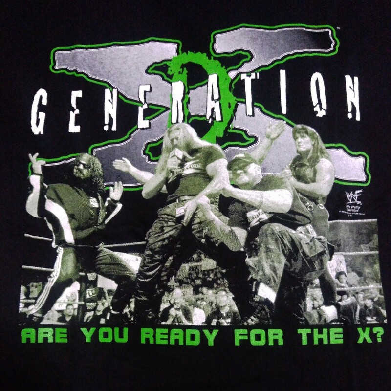 Tシャツ 　WWF　HHH　 チャイナ　Xパック　ロード・ドッグ　ビリー・ガン　プロレス　 WWE WCW ECW WWE レア D-GENERATION DX　1998年