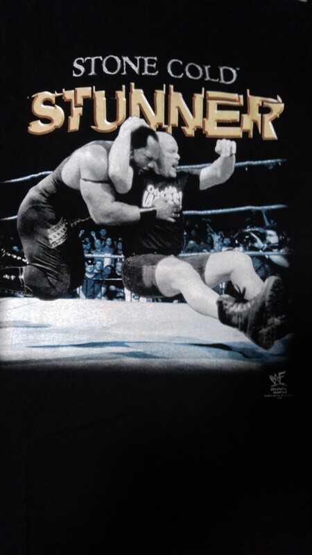 Tシャツ ストーンコールド　スティーブ・オースチン　WWF WWE WCW プロレス　ファルーク　ロンシモンズ　スタナー　　1998年