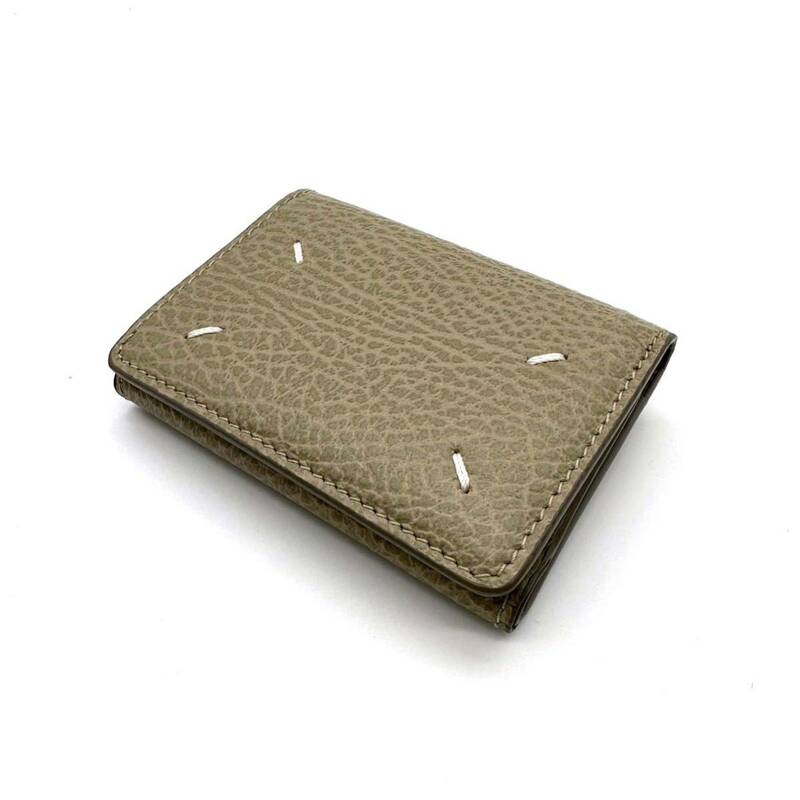 【美品】Maison Margiela メゾンマルジェラ 4ステッチ コンパクトウォレット 三つ折り財布