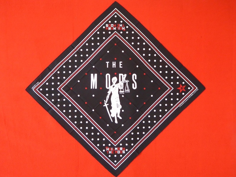 レア!THE MODS(ザ モッズ)『バンダナ(黒)』[TOUR 2016 HAIL MARY]35th Anniversary/森山達也/北里晃一/苣木寛之/佐々木周/グッズ/新品