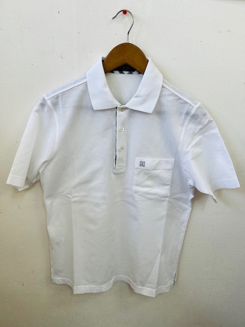 DAKS/ダックス 半袖ポロシャツ メンズ サイズM ホワイト　