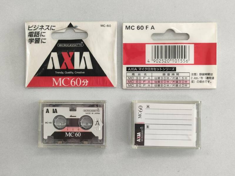 マイクロカセット♪◆フジ AXIA MC 60◆MICROCASSETTE