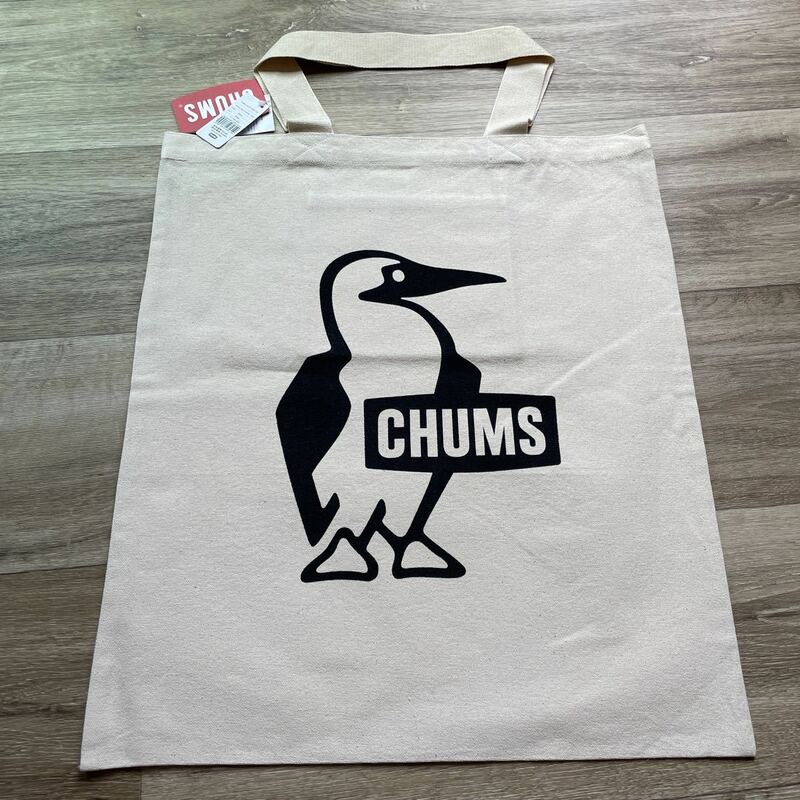 新品 黒 大 CHUMS チャムス Booby big Canvas Tote ブービー ビッグ キャンバス トート エコバッグ 袋 バック アウトドア 綿 ナチュラル 18