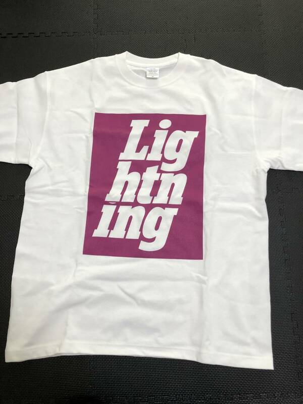 2023年☆ライトニングLightningロゴ 9.1 オンス マグナムウエイト ビッグシルエットTシャツ☆M★新品