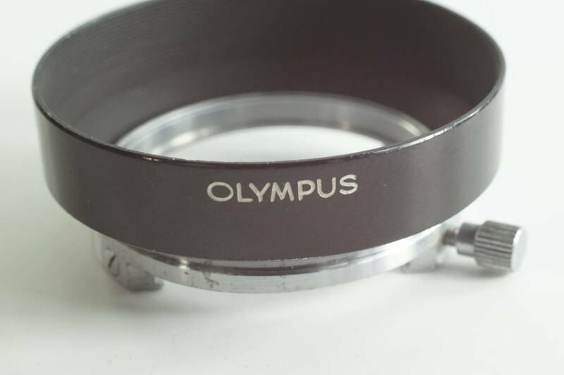 HOOD-A01 《送料無料 外観△ 使用◎》OLYMPUS 内径32mm 1950年代 Wide用 オリンパスワイド用 カブセ式 メタルフード