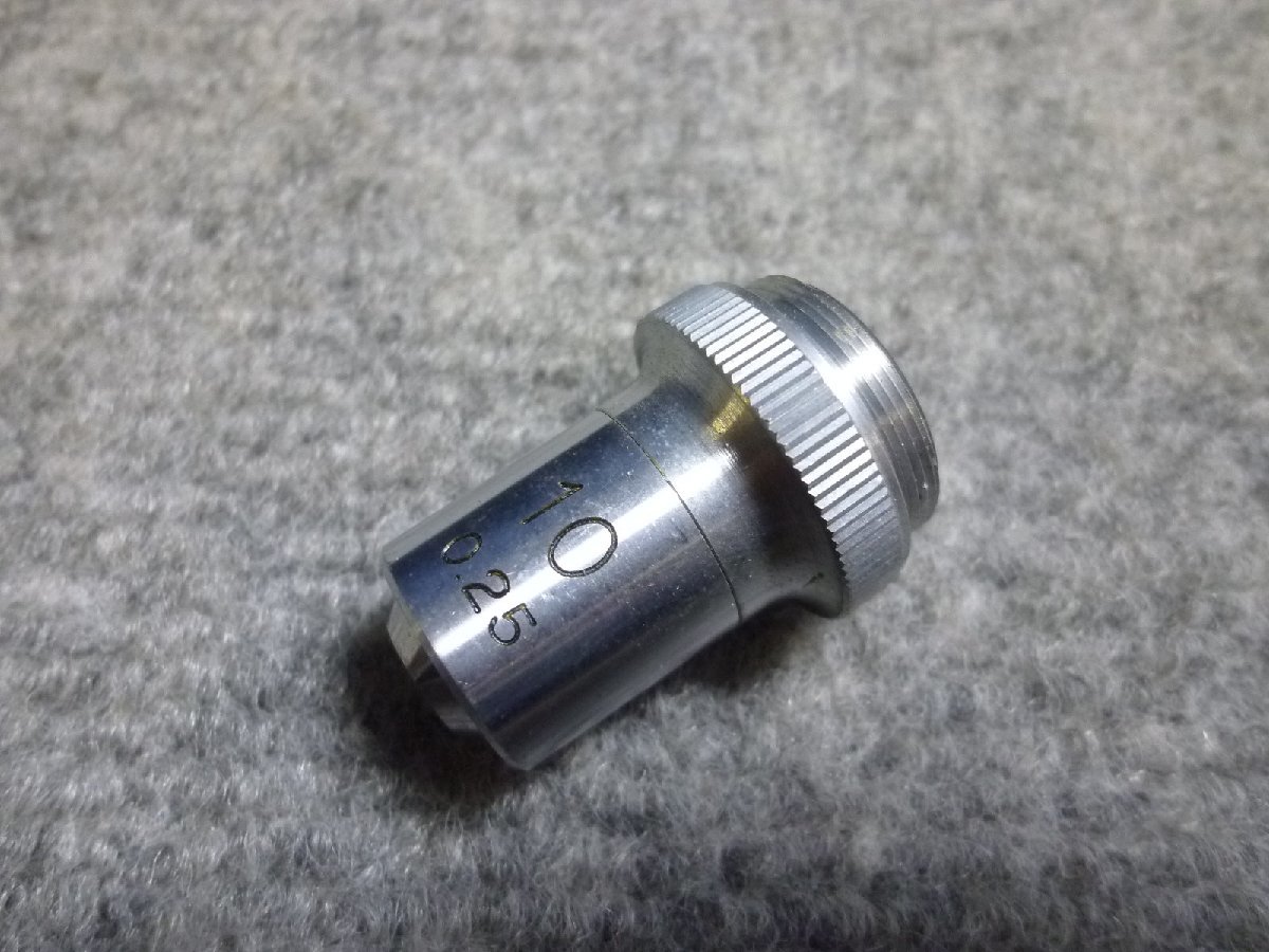 ▲ メーカー不明 10 0.25 顕微鏡 対物レンズ ▲ 80 ②