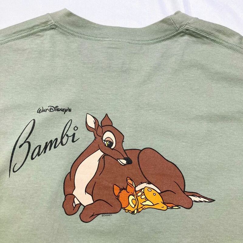 2000 sculpture Event Disney collection Bambi ディズニー バンビ アート イベント 両面プリント tシャツ XL vintage キャラクター