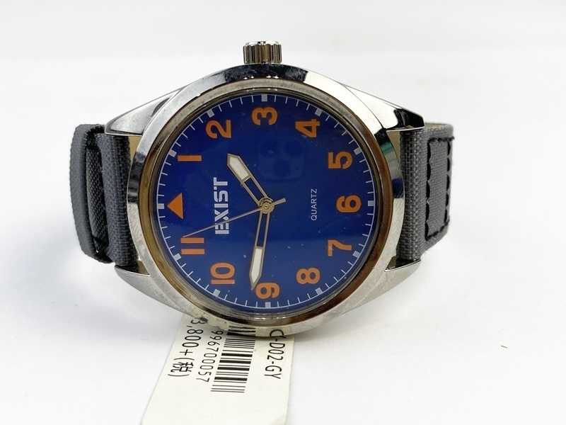 未使用　美品　サン・フレイム EXISTメンズウォッチ EX-D02 タグ付き　腕時計　J-AXIS