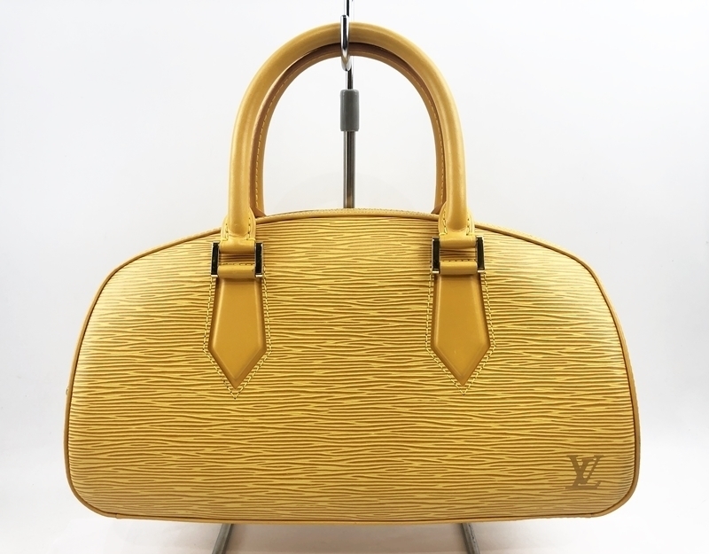 ほぼ未使用 極美品 Louis Vuitton ルイ・ヴィトン ハンドバッグ レザー ジョーヌ イエロー M52089 エピ ジャスミン TH1908 正規品