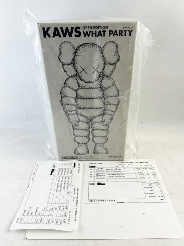 未開封　KAWS WHAT PARTY WHITE | ホワイト 白 フィギュア TOKYO FIRST MEDICOMTOY メディコムトイ カウズ KYNE Tide SUPREME　正規品