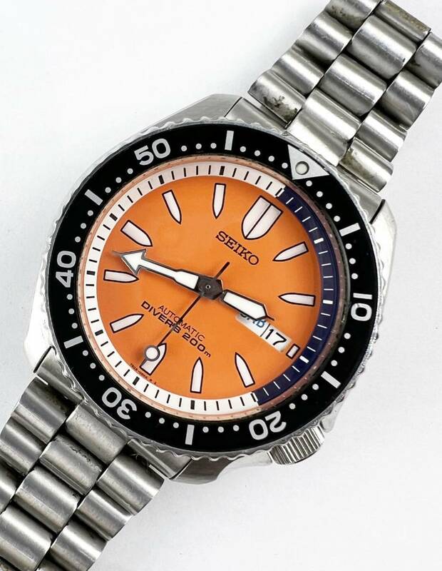 希少　SEIKO セイコー ダイバーズ オレンジバレット 腕時計 自動巻 7S26-02K0 動作良好　メンズ　オートマ