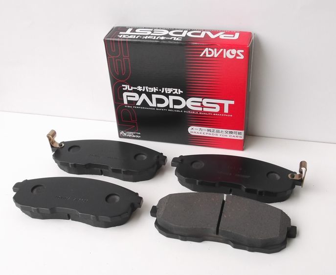 ステージア WHC34 WGC34（NA） ADVICS ブレーキパッド PADDEST フロント用 日本製 初期制動重視 パッドグリス付