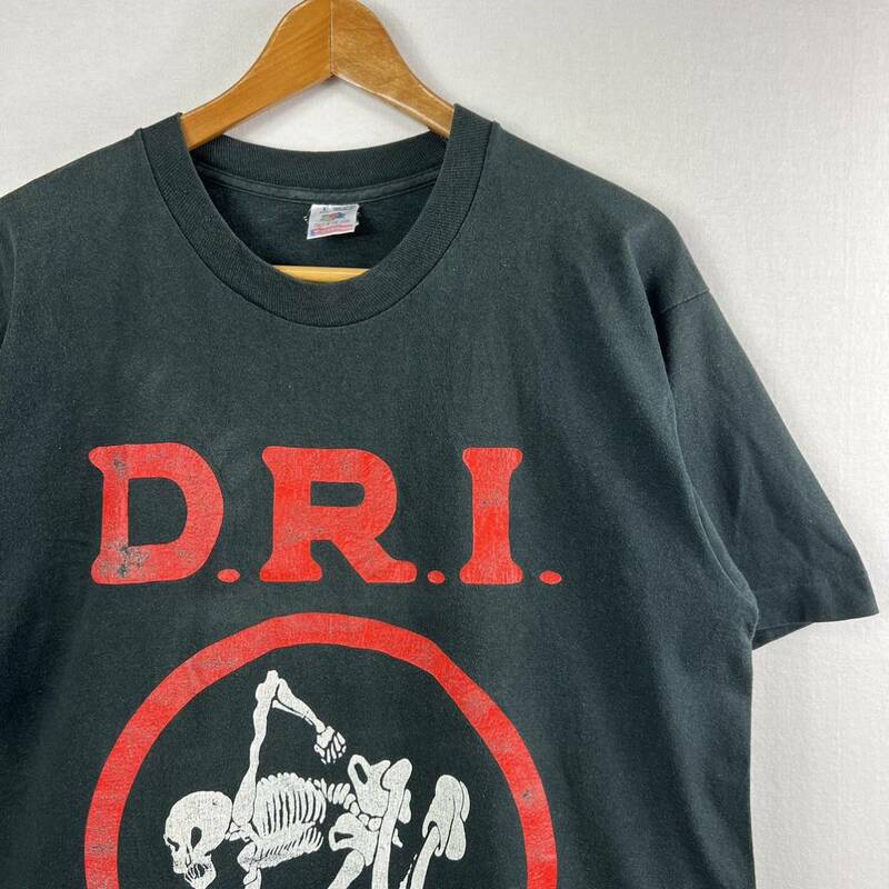 ビンテージ 90s【D.R.I.】Tシャツ USA製 バンドT ロックT 古着 C.O.C. ANTHRAX SLAYER EXODUS METALLICA BLACK FLAG Suicidal Tendencies