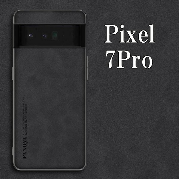 ピクセル Pixel 7Pro ケース ブラック カバー おしゃれ 耐衝撃 TPU レザー 革 グーグル Google メンズ ome-r1-black-7pro