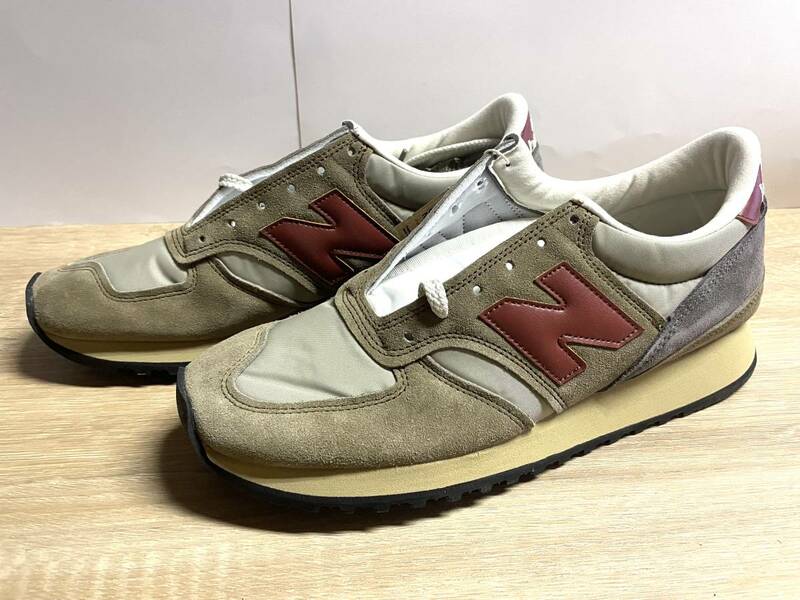 イングランド製 未使用 ニューバランス M730BBR ブラウン/グレー 27.5cm D new balance