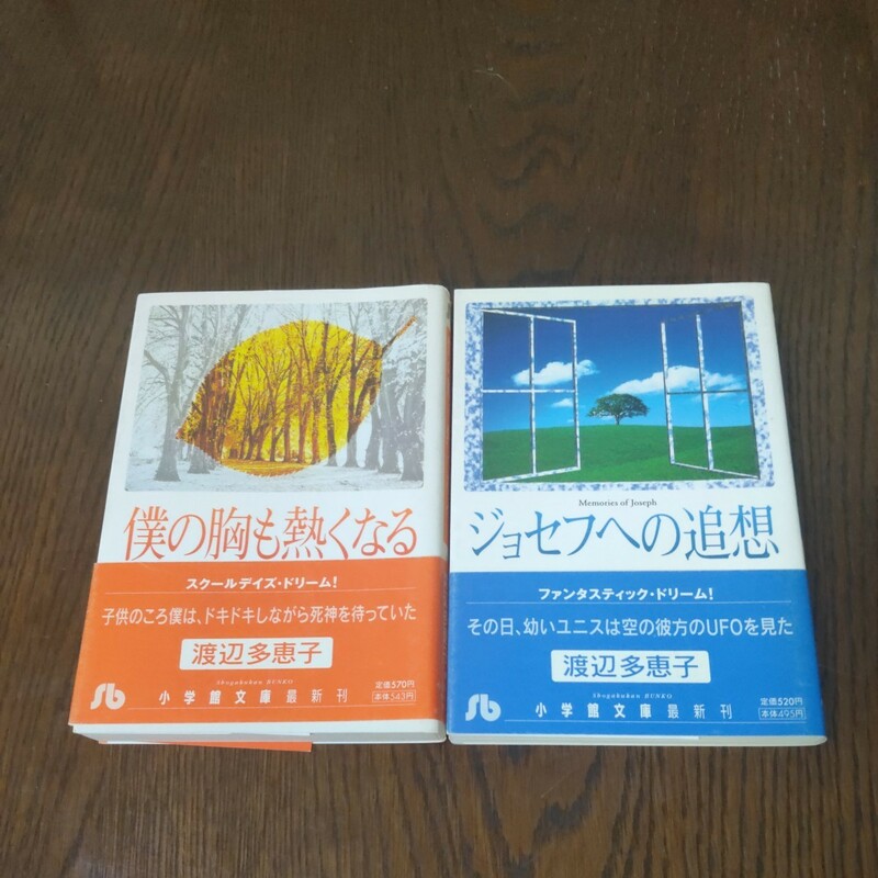 僕の胸も熱くなる、ジョセフへの追想 渡辺多恵子 文庫版 2冊セット 初版本 帯付き