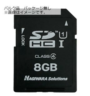 産業用SDHCカード Class4 MLC 高耐久 ミニケース入 バルク NSD4-008GH 　ラベル＆パッケージ無し