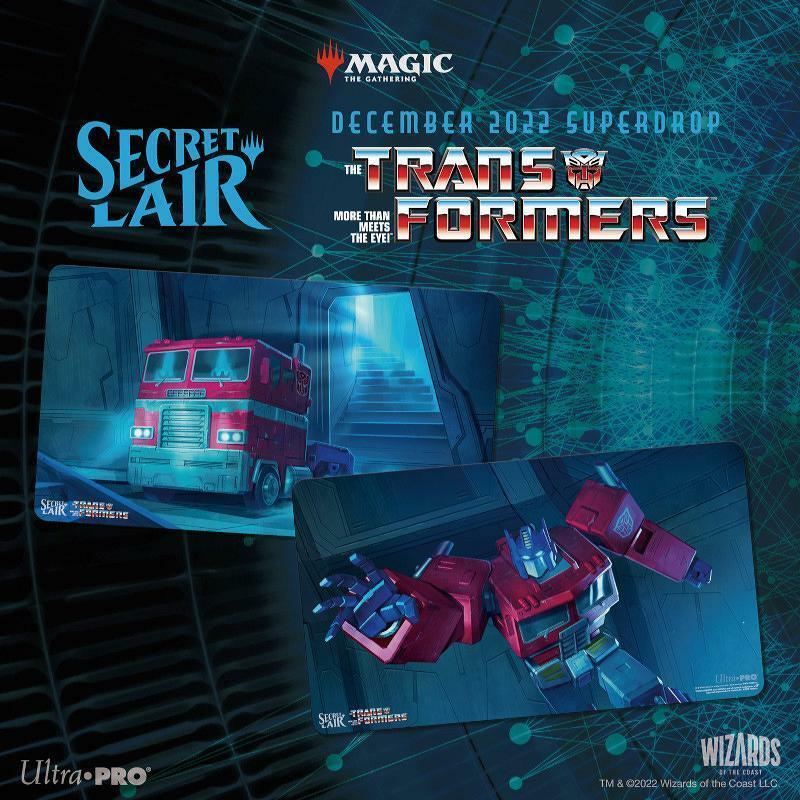 新品 UltraPRO MTG Secret Lair December 2022 Transformers Series プレイマット Optimus Prime オプティマスプライム トランスフォーマー