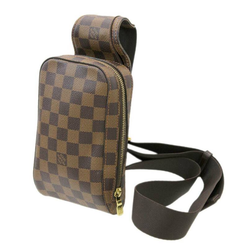 LOUIS VUITTON/ルイヴィトン ジェロニモス ウエストポーチ ボディバッグ ショルダーバッグ ダミエ エベヌ N51994 CA1097 ES Bランク