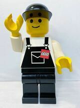 ☆黒色オーバーオール☆ レゴ　ジャンボフィグ　エンジニア　男の子　全長約４６cm　非売品　LEGO 特大人形