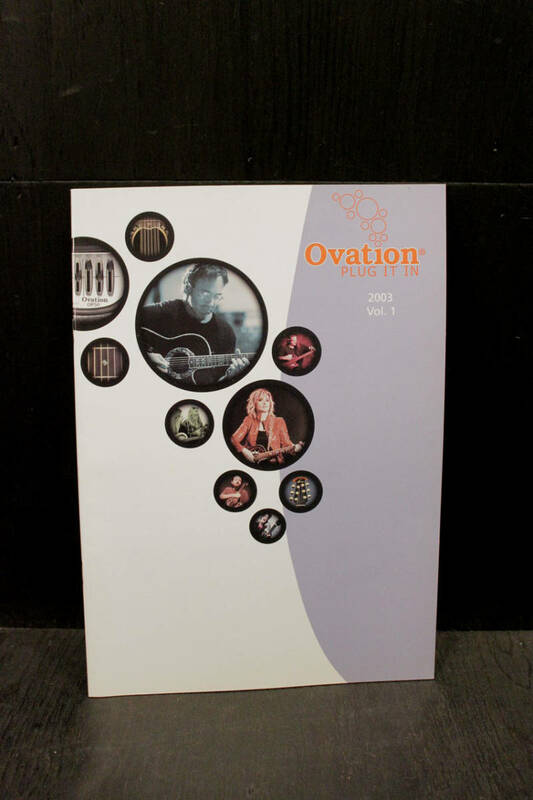 Ovation オベーション 2003年 Vol.1 カタログ 中古美品