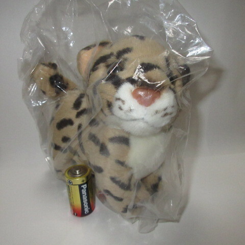 新品 景品 非売品 名称不明 猫 ネコ ねこ ヒョウ 豹 Panthera pardus 動物 アニマル　ぬいぐるみ ヌイグルミ フィギュア