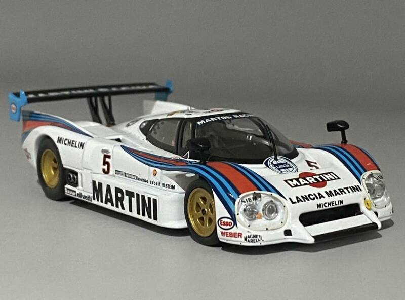 1/43 Lancia LC2 #5 Martini Racing 7位 24h Le Mans 1985 ◆ H.Pescarolo / M.Baldi ◆ ランチア ル マン24時間レース