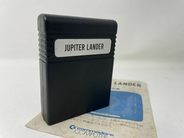 動作OK コモドール Commodore 64 マックスマシーン MAX MACHINE C64 ゲームカートリッジ JUPITER LANDER ジュピターランダー ルナランダー