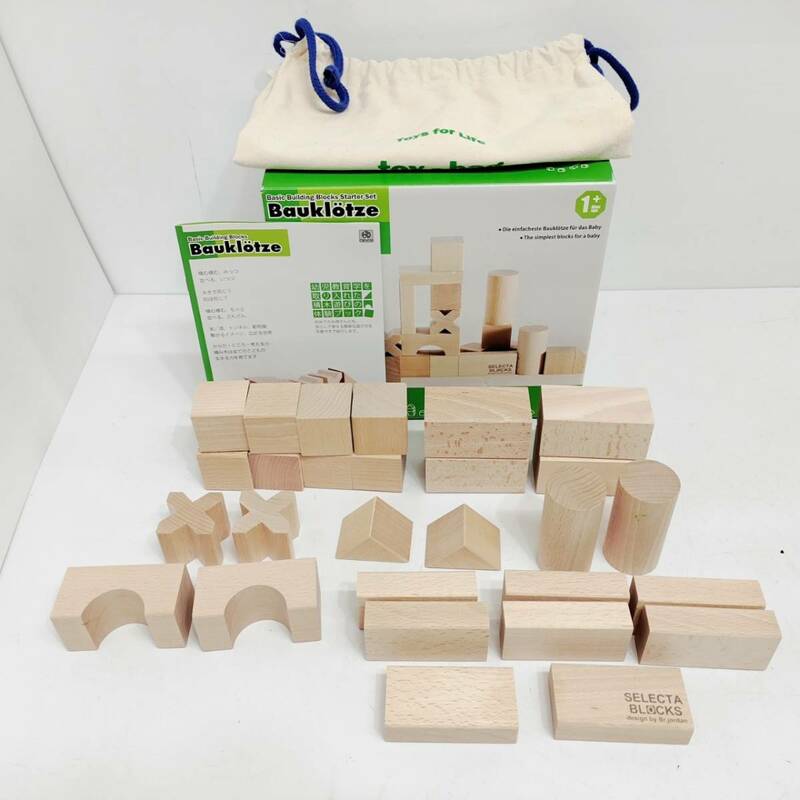 ●セレクタ ブロックス 木製積み木 木製玩具 SELECTA BLOCKS Bauklotze Basic Building Blocks Starter Set 幼児教育学 子供 知育玩具 M984