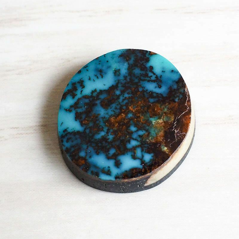 Pilot Mountain Turquoise ターコイズ　9.4ct トルコ石　カボション ルース　彫金材料　ハンドメイド　アクセサリー　ジュエリー #263