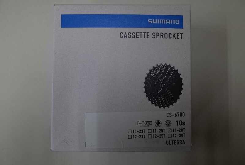 シマノ CS-6700 カセットスプロケット 11-28T(10速) ICS670010128