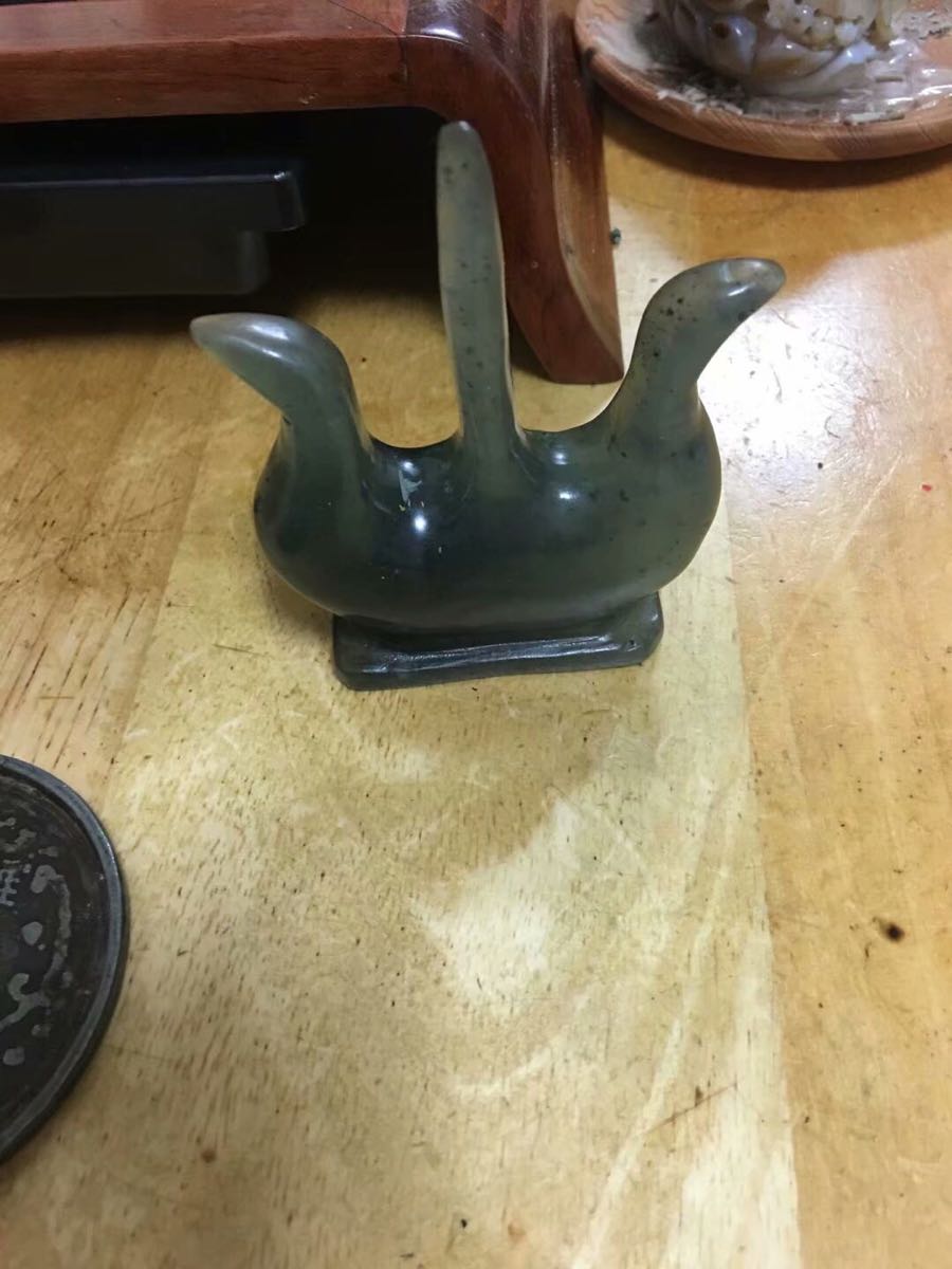 青玉 筆山 文房用品 中国美術 清時代