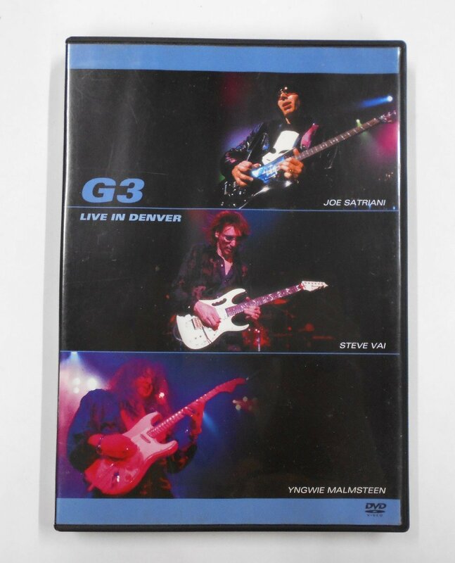 DVD G3 Live in Denver イングヴェイ・マルムスティーン/ジョー・サトリアーニ/スティーヴ・ヴァイ 【ケ696】
