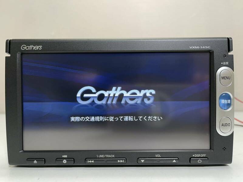 美品 動作品 Gathers ホンダ純正 HDDナビ VXM-145C Bluetooth /CD/SDフィット/フリード/ステップワゴン等 CQ-XH03J0CJ